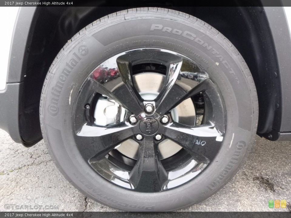 2017 Jeep Cherokee High Altitude 4x4 Wheel and Tire Photo #116741461