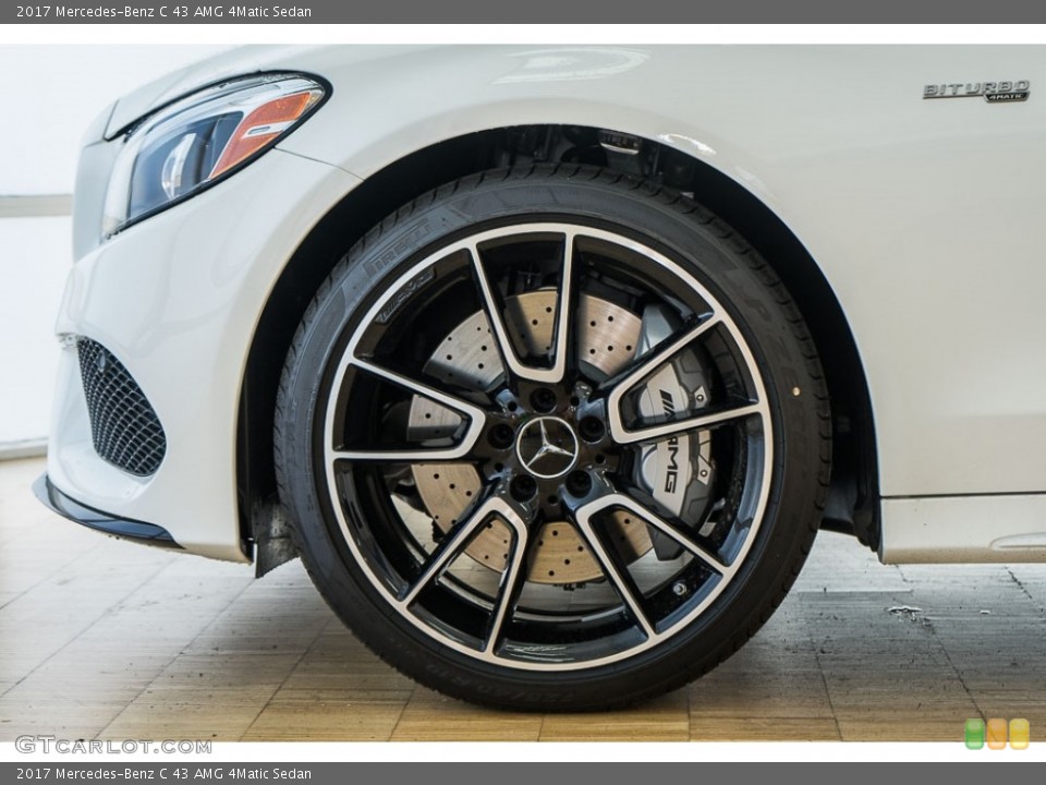 2017 Mercedes-Benz C 43 AMG 4Matic Sedan Wheel and Tire Photo #116746744