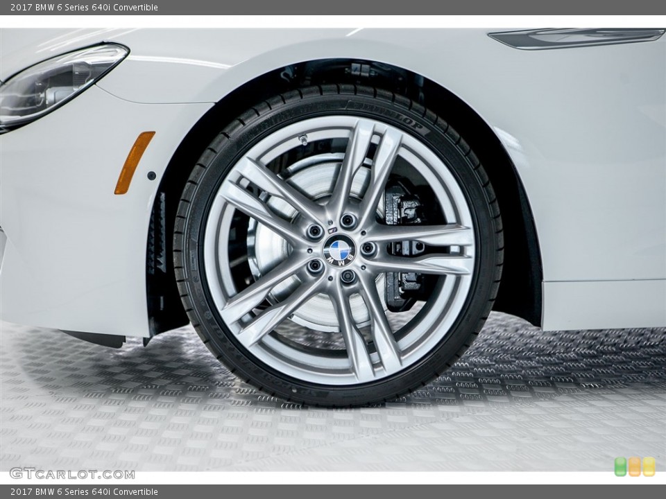 2017 BMW 6 Series 640i Convertible Wheel and Tire Photo #116761948