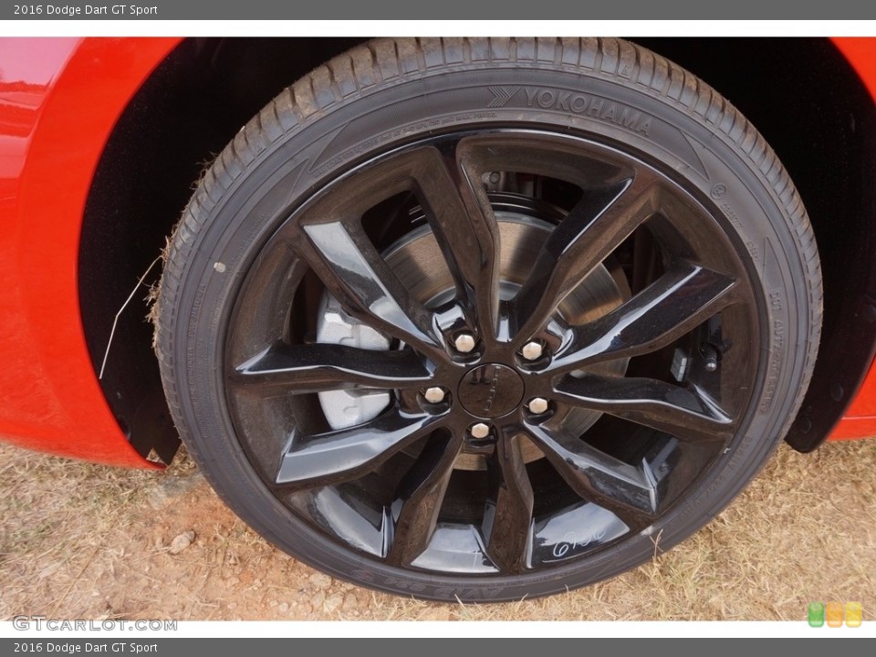 2016 Dodge Dart GT Sport Wheel and Tire Photo #116777014