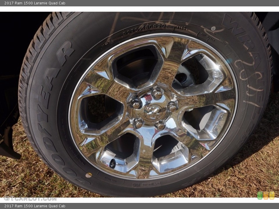 2017 Ram 1500 Laramie Quad Cab Wheel and Tire Photo #116795715