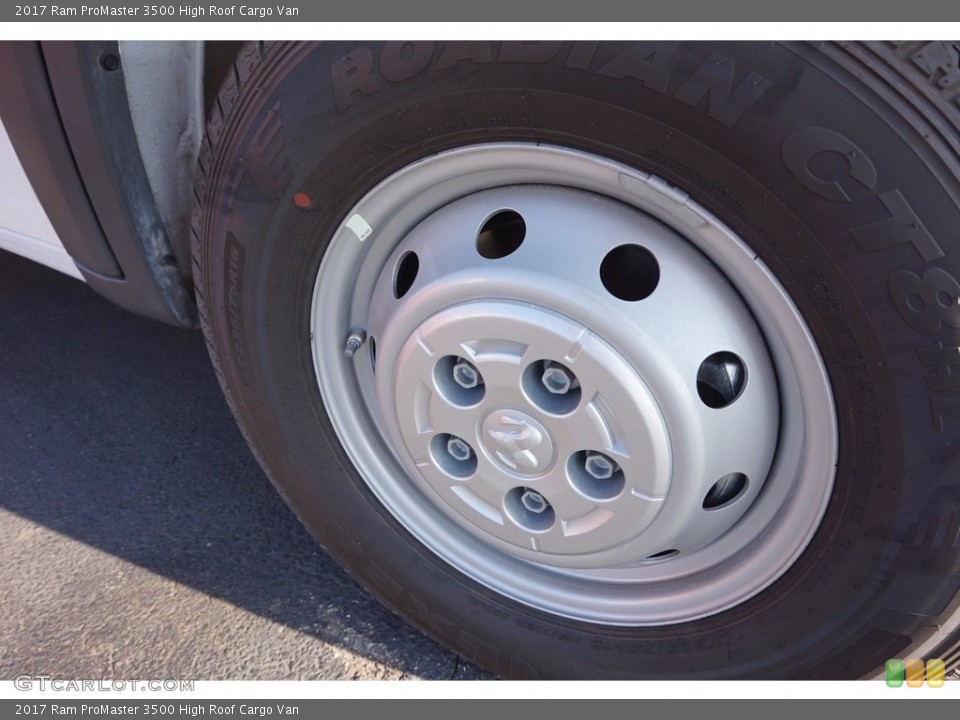 2017 Ram ProMaster 3500 High Roof Cargo Van Wheel and Tire Photo #116798964