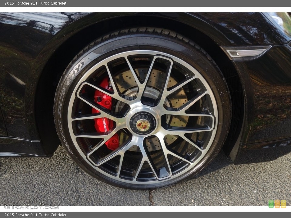 2015 Porsche 911 Turbo Cabriolet Wheel and Tire Photo #116831250