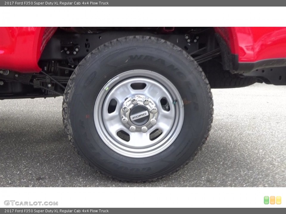 2017 Ford F350 Super Duty XL Regular Cab 4x4 Plow Truck Wheel and Tire Photo #116844794