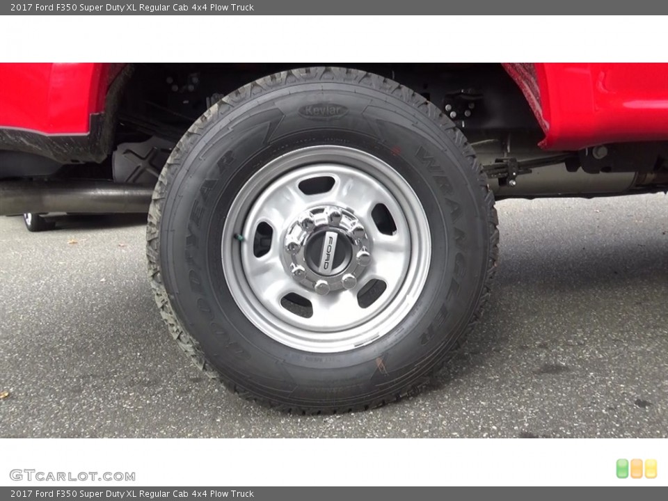 2017 Ford F350 Super Duty XL Regular Cab 4x4 Plow Truck Wheel and Tire Photo #116844845