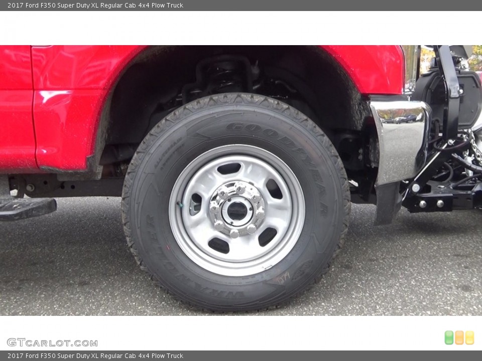 2017 Ford F350 Super Duty XL Regular Cab 4x4 Plow Truck Wheel and Tire Photo #116844920