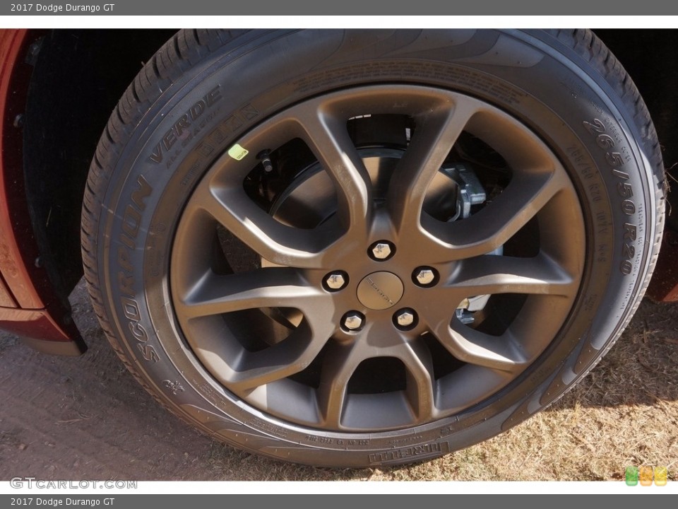 2017 Dodge Durango GT Wheel and Tire Photo #116848947