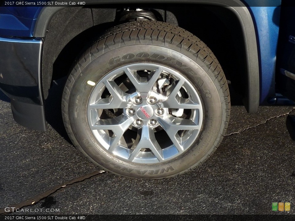 2017 GMC Sierra 1500 SLT Double Cab 4WD Wheel and Tire Photo #116855451