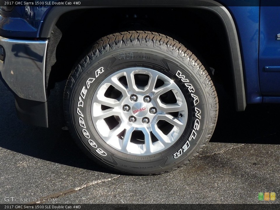 2017 GMC Sierra 1500 SLE Double Cab 4WD Wheel and Tire Photo #116855688