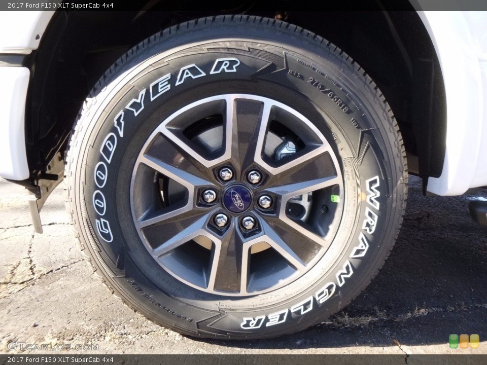2017 Ford F150 XLT SuperCab 4x4 Wheel and Tire Photo #116875670