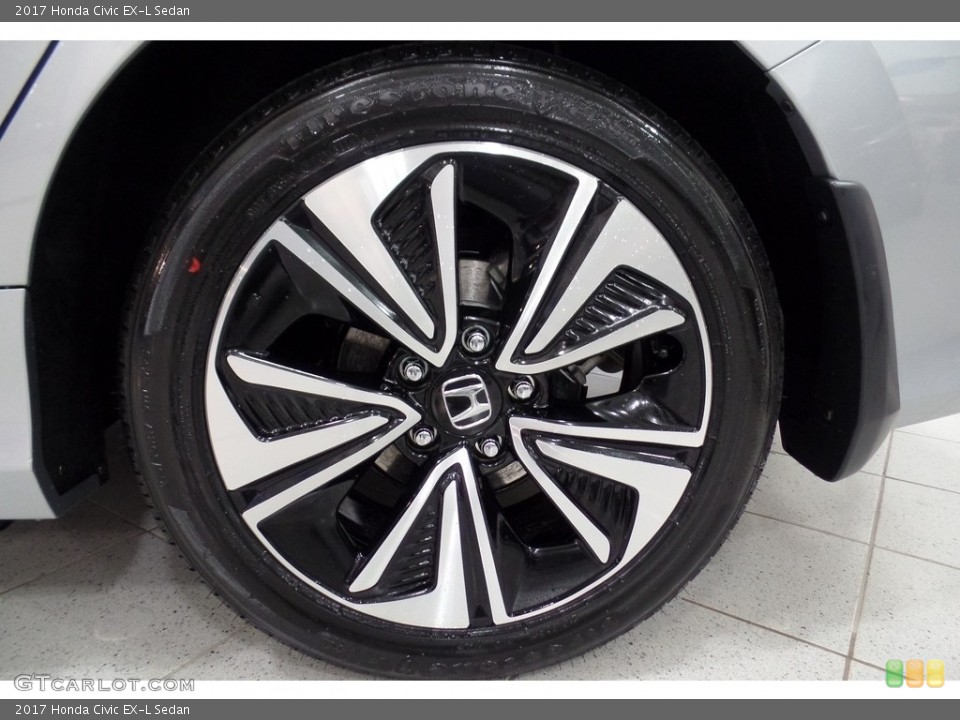 2017 Honda Civic EX-L Sedan Wheel and Tire Photo #116886986