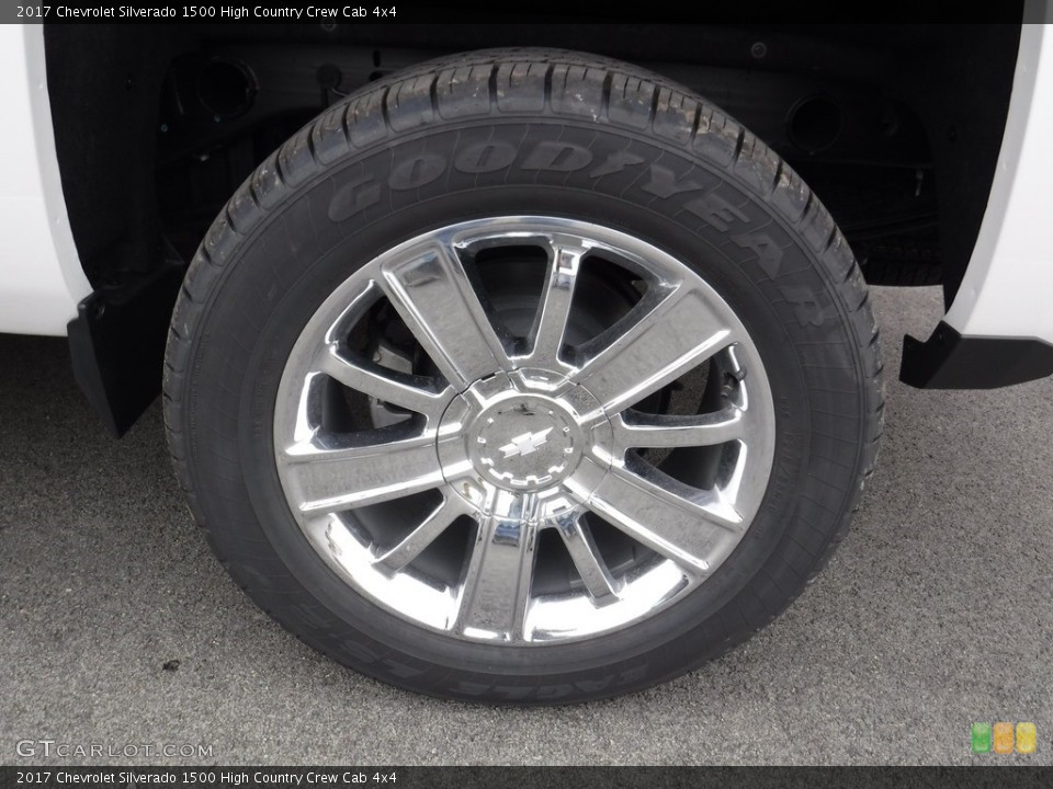 2017 Chevrolet Silverado 1500 High Country Crew Cab 4x4 Wheel and Tire Photo #116892986