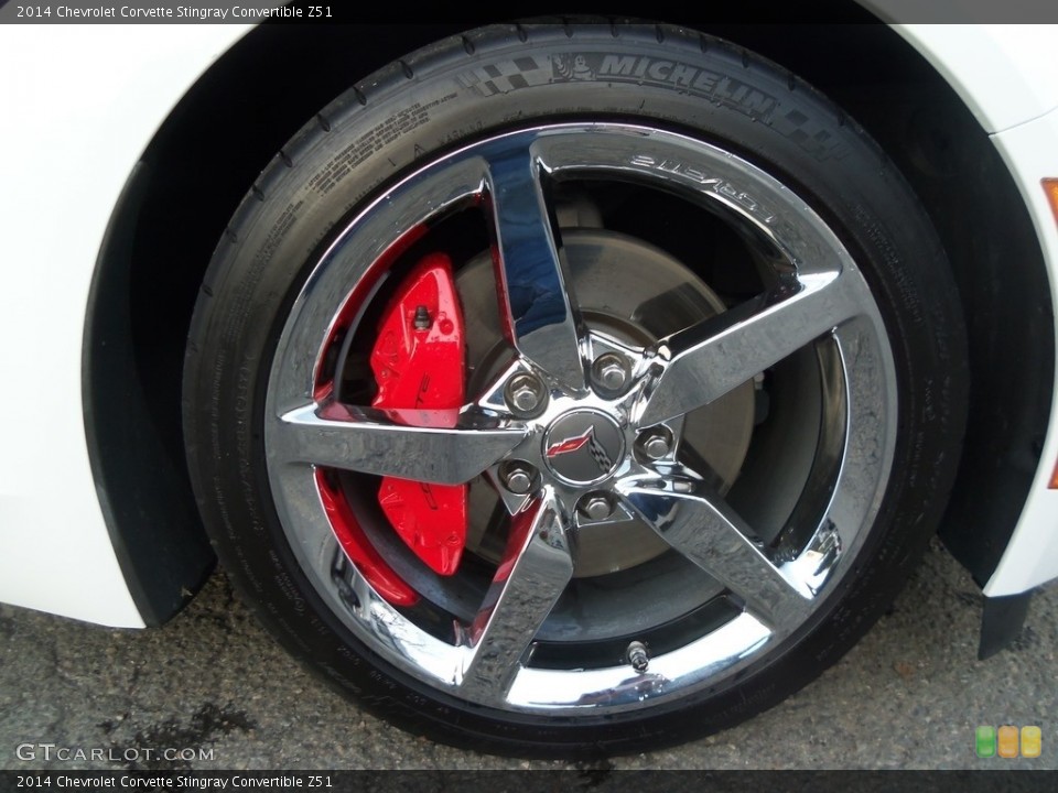 2014 Chevrolet Corvette Stingray Convertible Z51 Wheel and Tire Photo #116895065