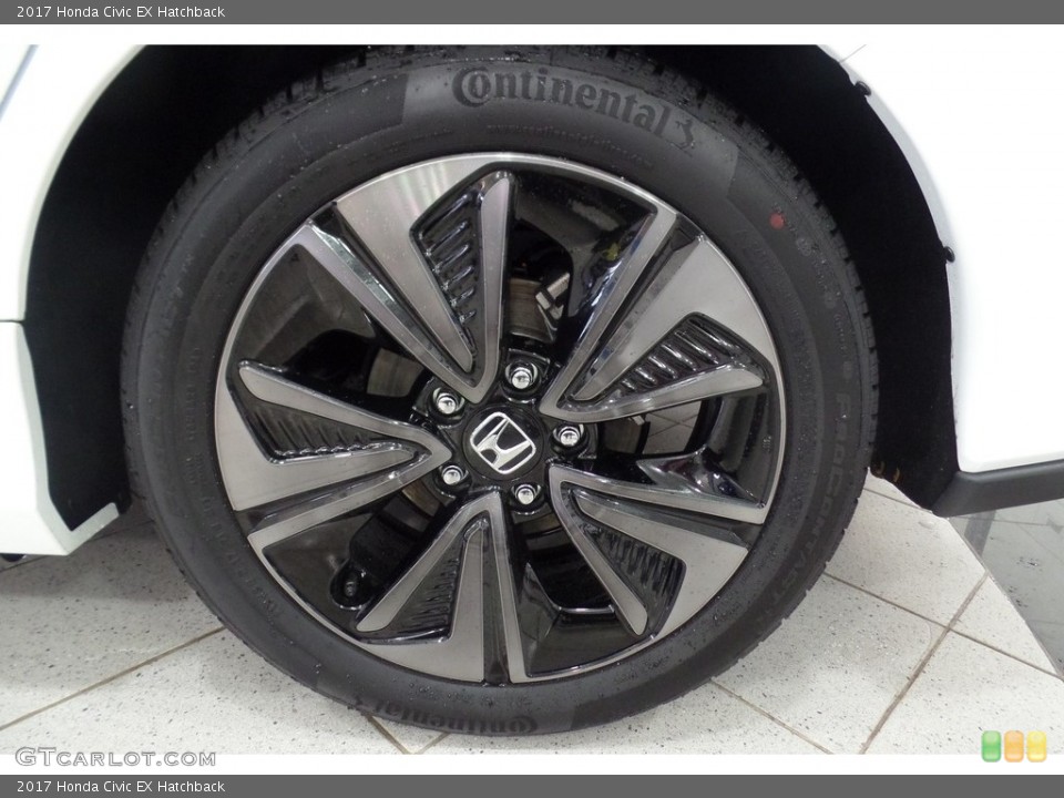 2017 Honda Civic EX Hatchback Wheel and Tire Photo #116895758