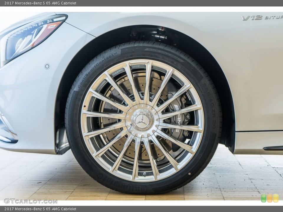 2017 Mercedes-Benz S 65 AMG Cabriolet Wheel and Tire Photo #116897660