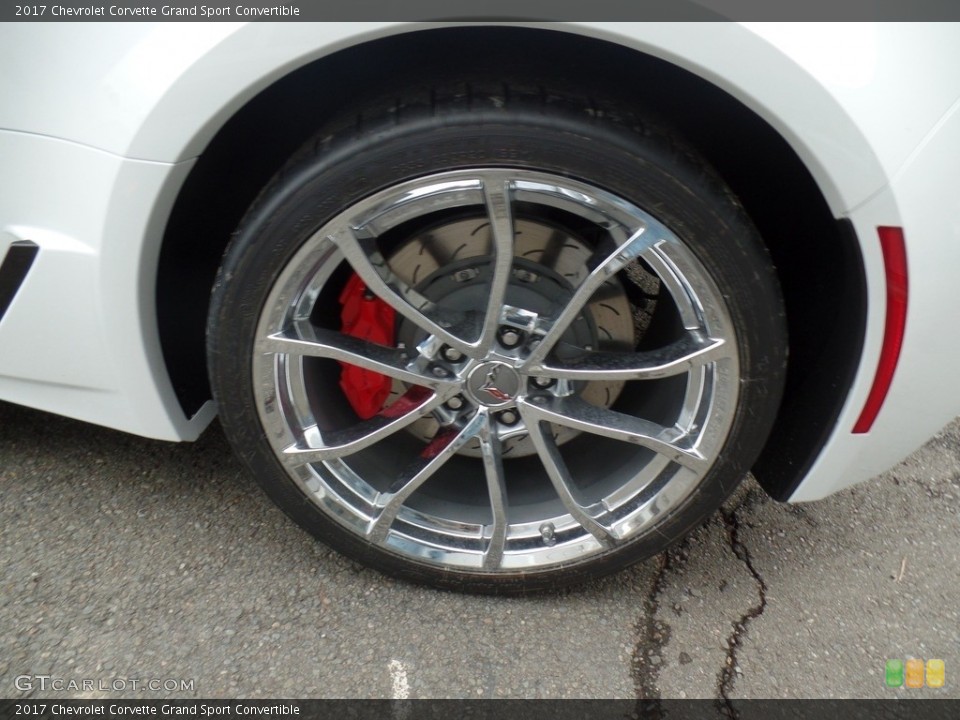 2017 Chevrolet Corvette Grand Sport Convertible Wheel and Tire Photo #116899268