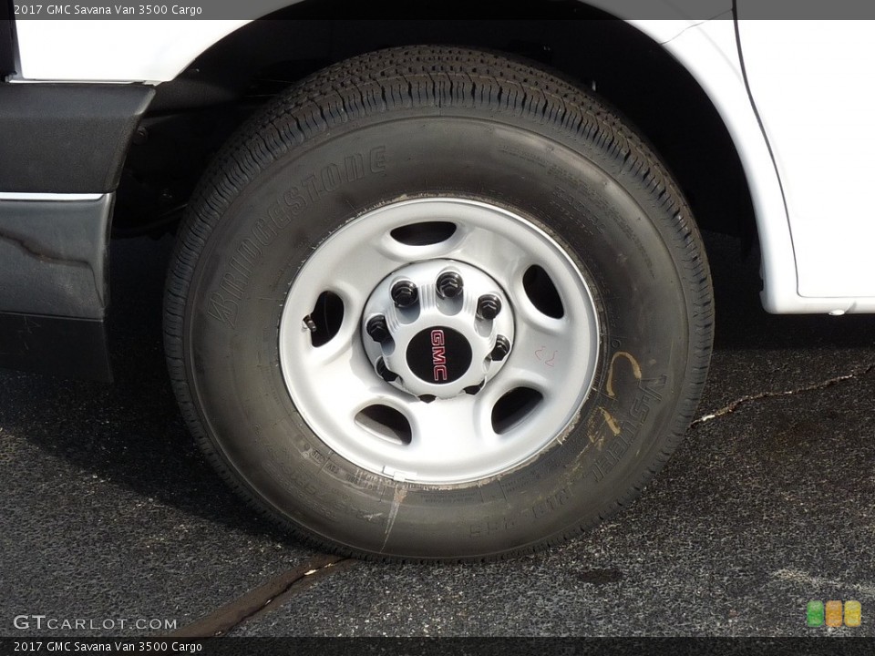 2017 GMC Savana Van 3500 Cargo Wheel and Tire Photo #116900183