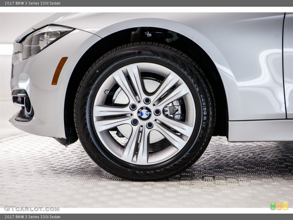 2017 BMW 3 Series 330i Sedan Wheel and Tire Photo #116900531