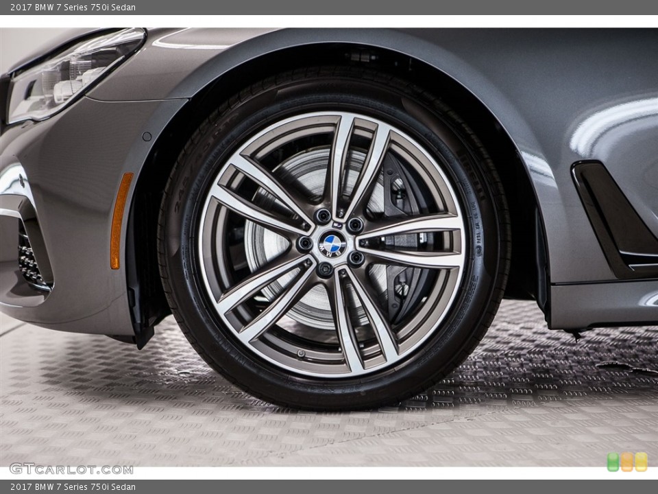 2017 BMW 7 Series 750i Sedan Wheel and Tire Photo #116901440