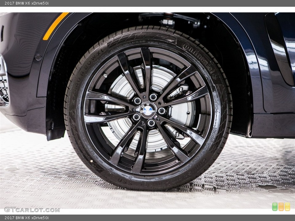 2017 BMW X6 xDrive50i Wheel and Tire Photo #116905991