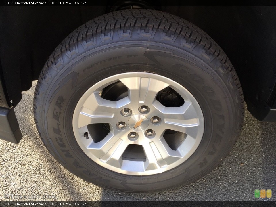 2017 Chevrolet Silverado 1500 LT Crew Cab 4x4 Wheel and Tire Photo #116911973