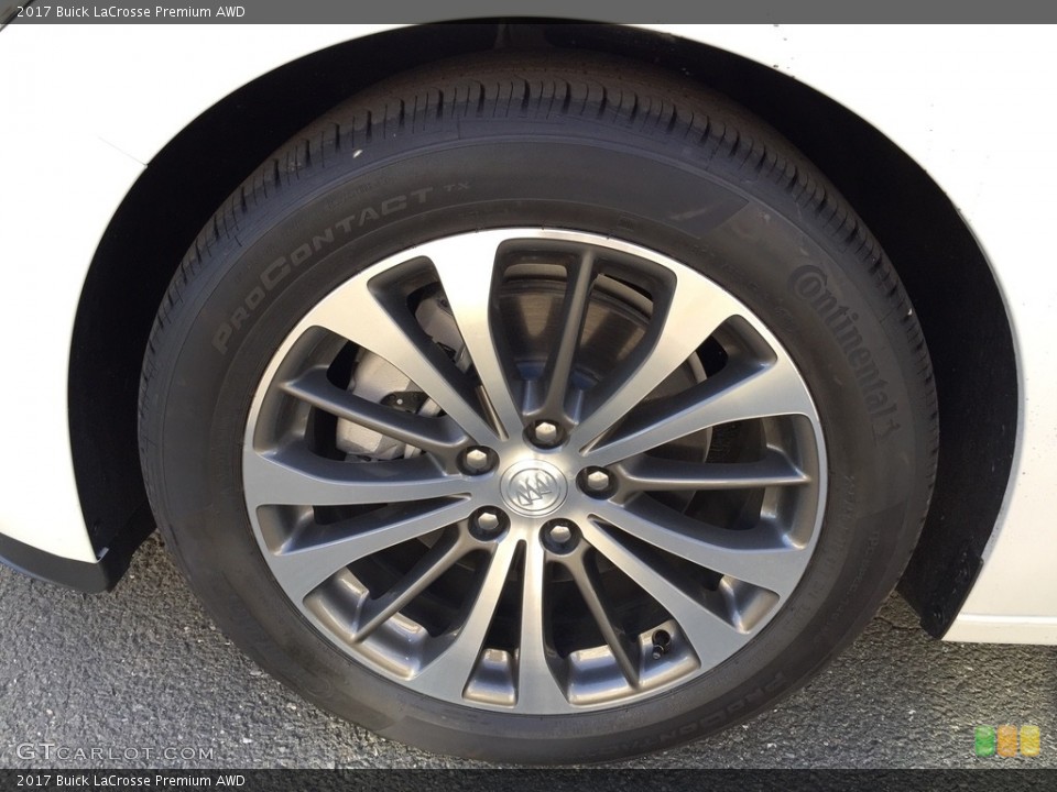 2017 Buick LaCrosse Premium AWD Wheel and Tire Photo #116912498