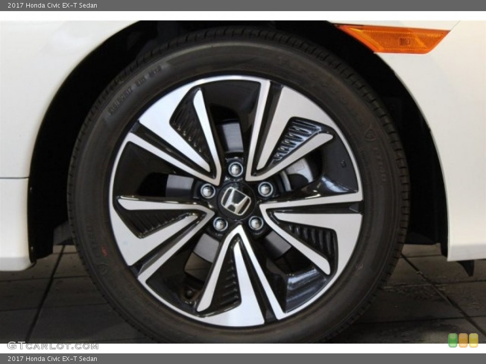 2017 Honda Civic EX-T Sedan Wheel and Tire Photo #116912600