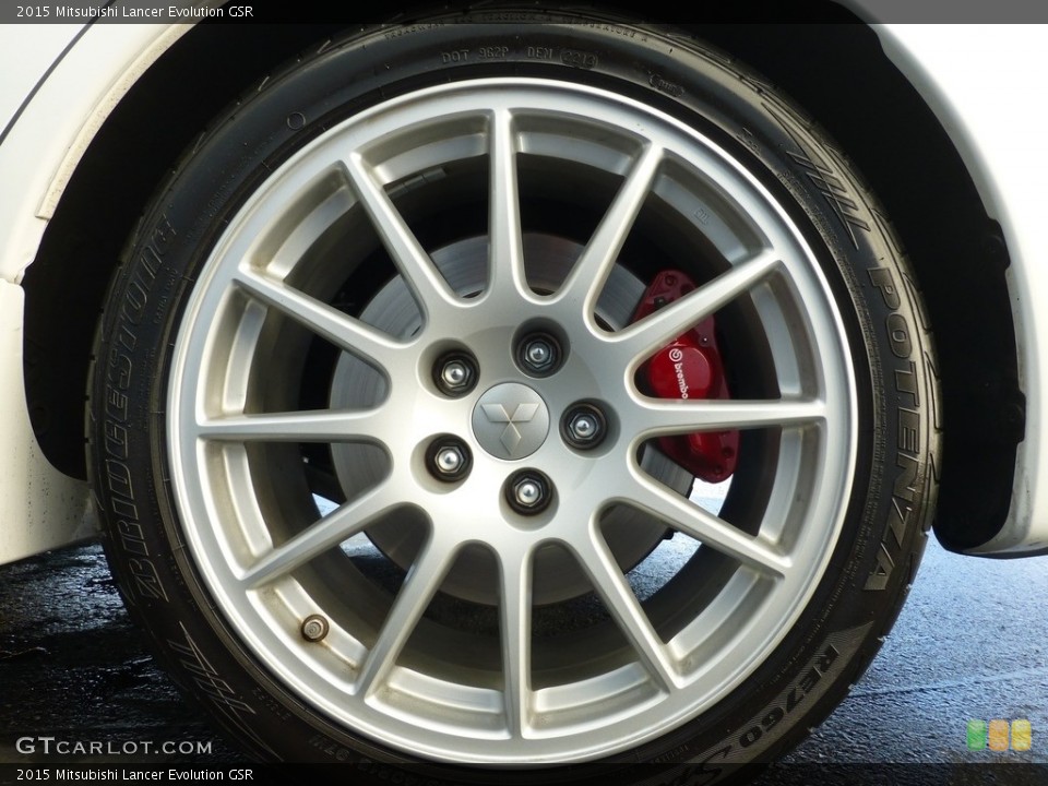 2015 Mitsubishi Lancer Evolution GSR Wheel and Tire Photo #116926394