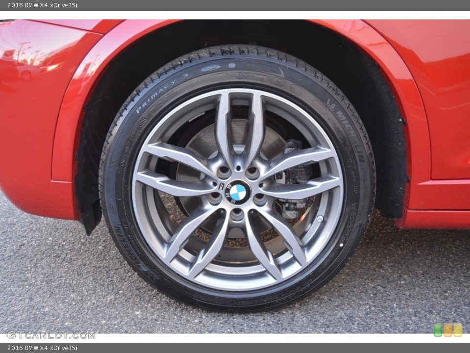 2016 BMW X4 xDrive35i Wheel and Tire Photo #116953666