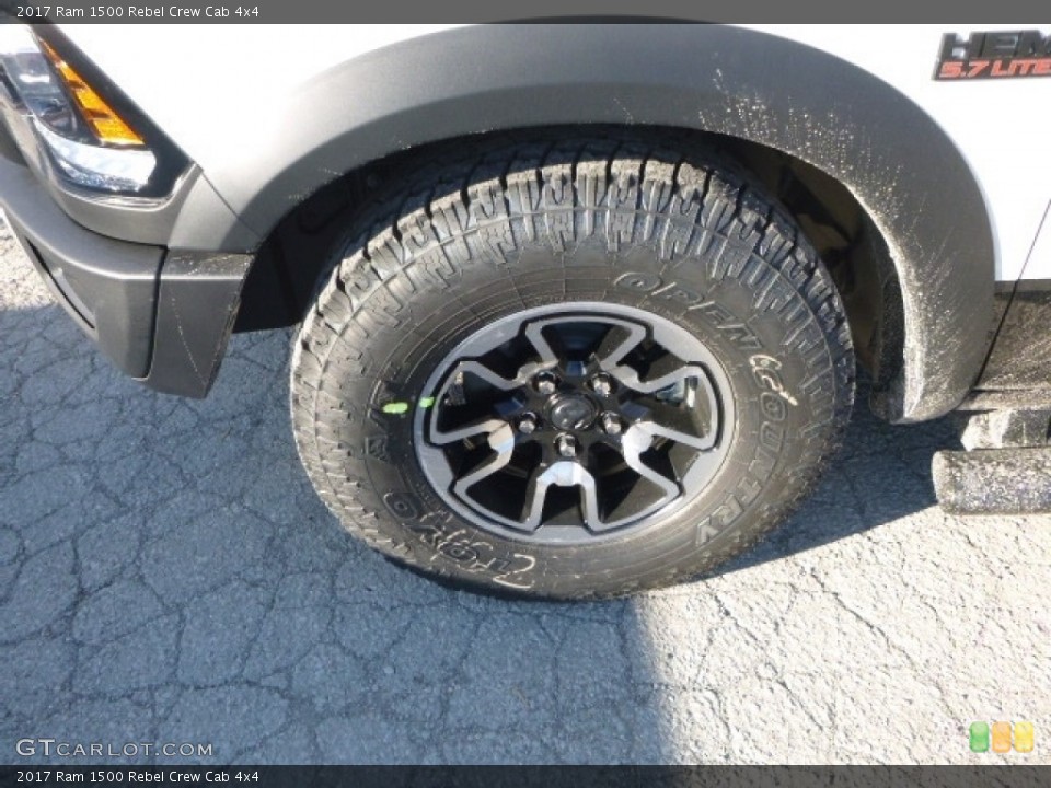 2017 Ram 1500 Rebel Crew Cab 4x4 Wheel and Tire Photo #116957503