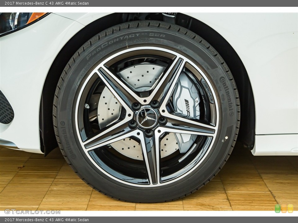 2017 Mercedes-Benz C 43 AMG 4Matic Sedan Wheel and Tire Photo #116965108
