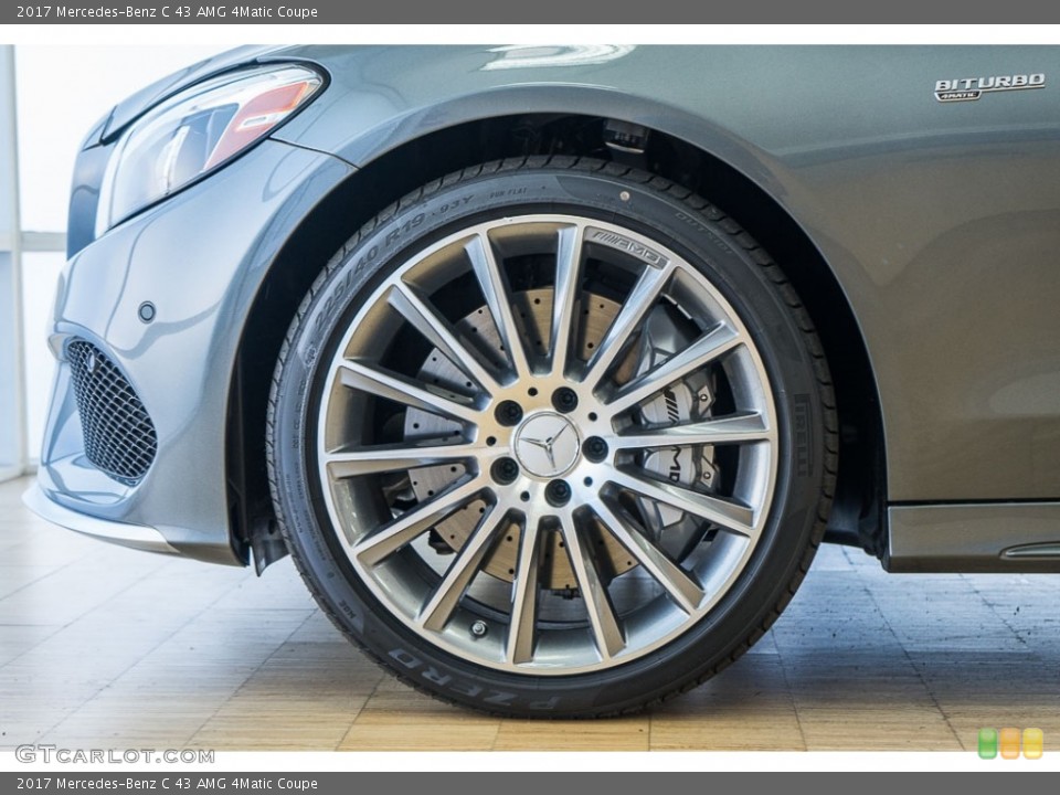 2017 Mercedes-Benz C 43 AMG 4Matic Coupe Wheel and Tire Photo #116967133