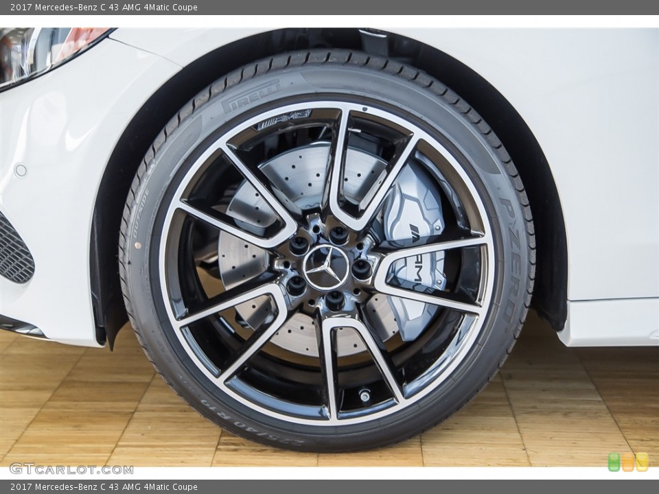 2017 Mercedes-Benz C 43 AMG 4Matic Coupe Wheel and Tire Photo #116967676