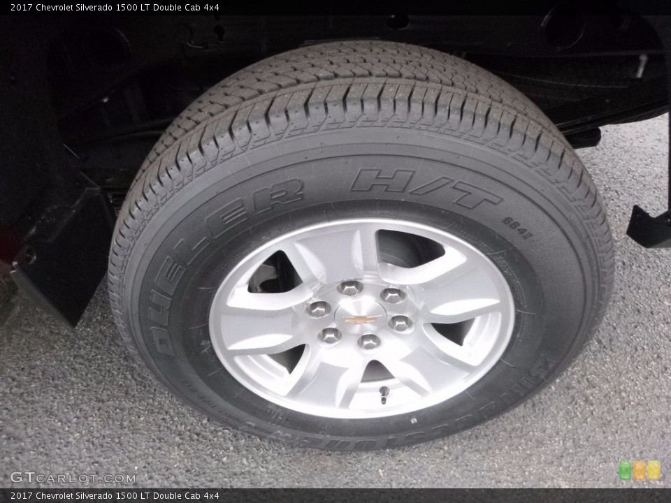 2017 Chevrolet Silverado 1500 LT Double Cab 4x4 Wheel and Tire Photo #116974078