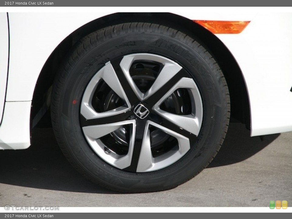2017 Honda Civic LX Sedan Wheel and Tire Photo #116987957