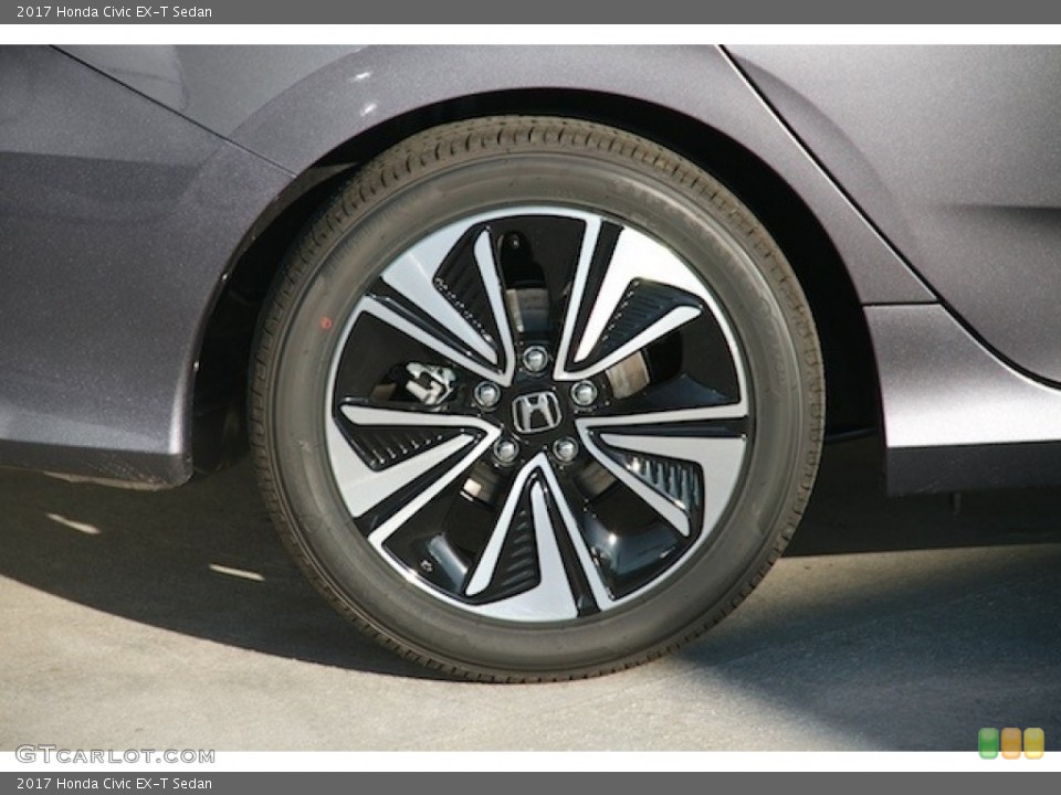 2017 Honda Civic EX-T Sedan Wheel and Tire Photo #116989148