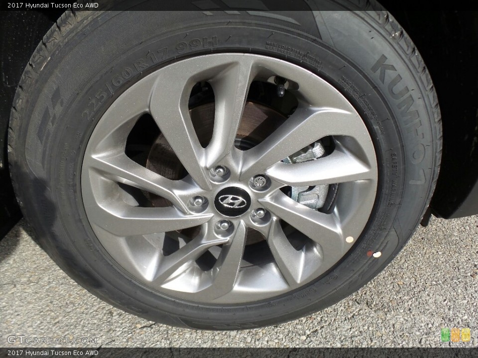 2017 Hyundai Tucson Eco AWD Wheel and Tire Photo #116993306