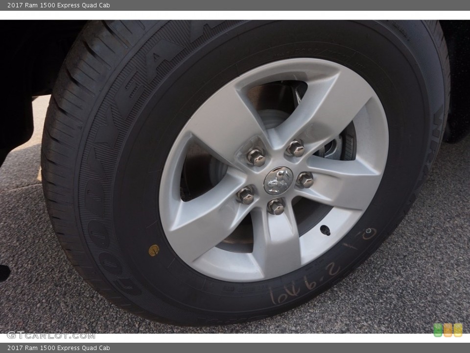 2017 Ram 1500 Express Quad Cab Wheel and Tire Photo #116994074