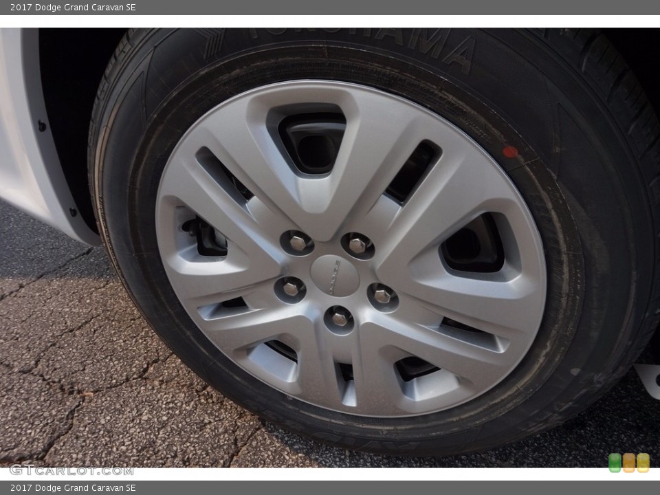 2017 Dodge Grand Caravan SE Wheel and Tire Photo #116995562