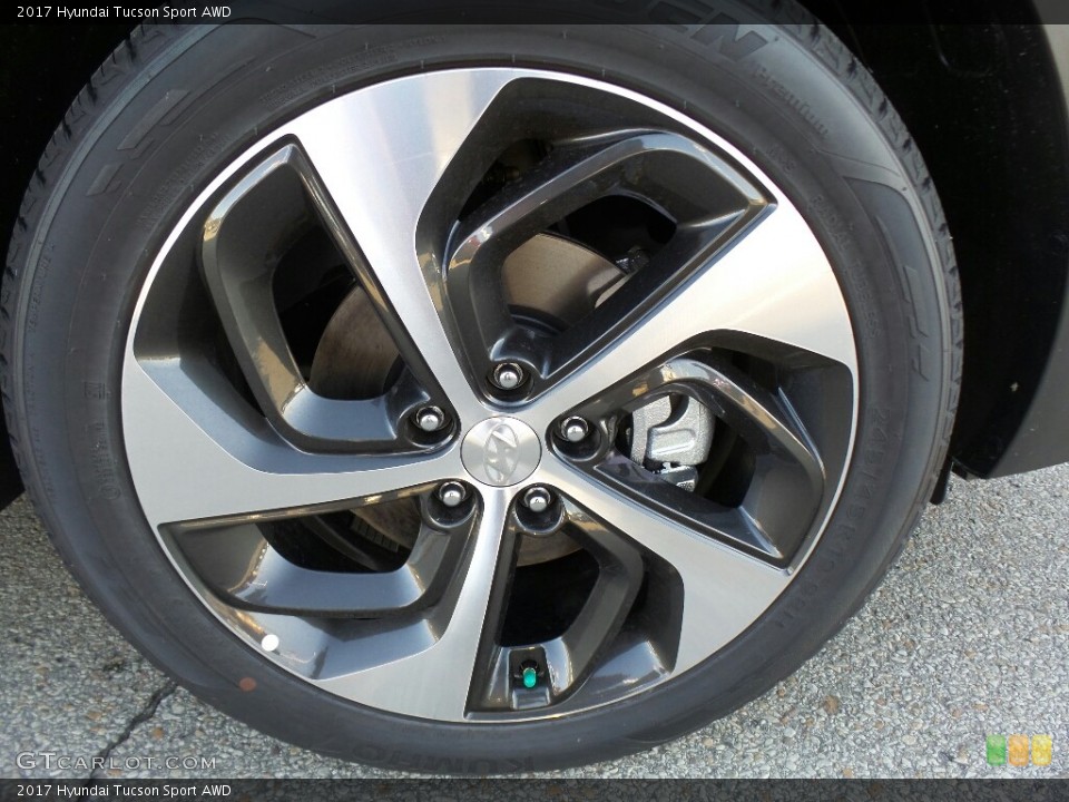 2017 Hyundai Tucson Sport AWD Wheel and Tire Photo #117001118