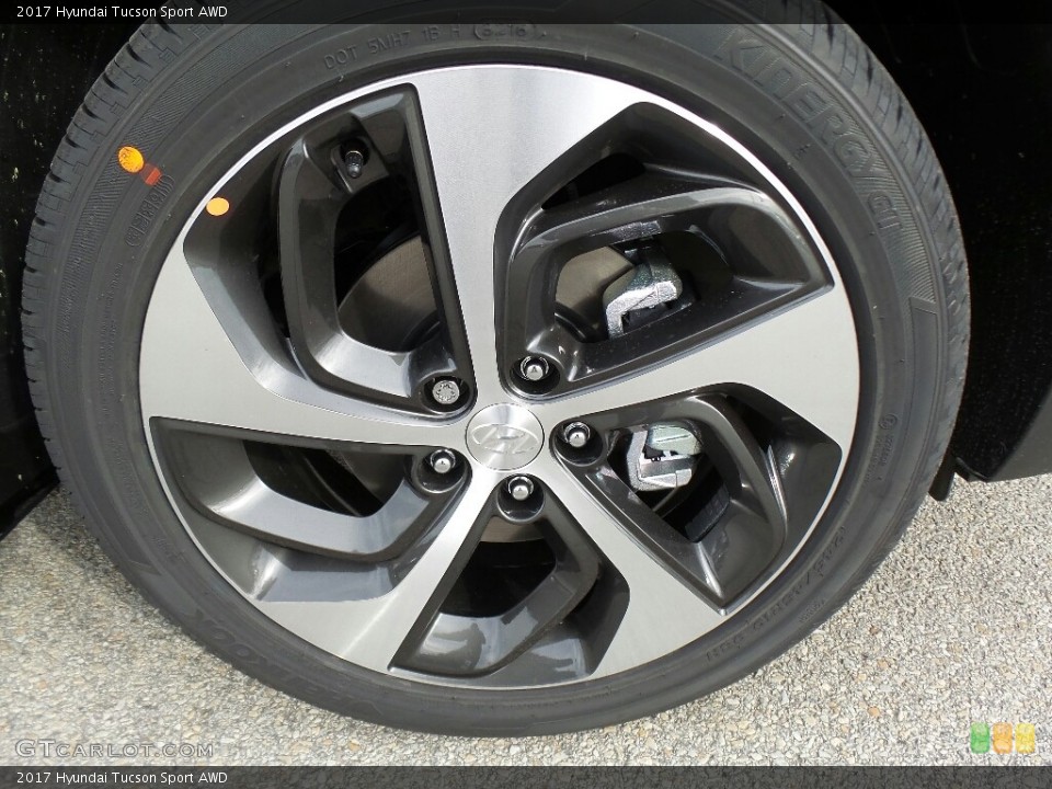2017 Hyundai Tucson Sport AWD Wheel and Tire Photo #117005783
