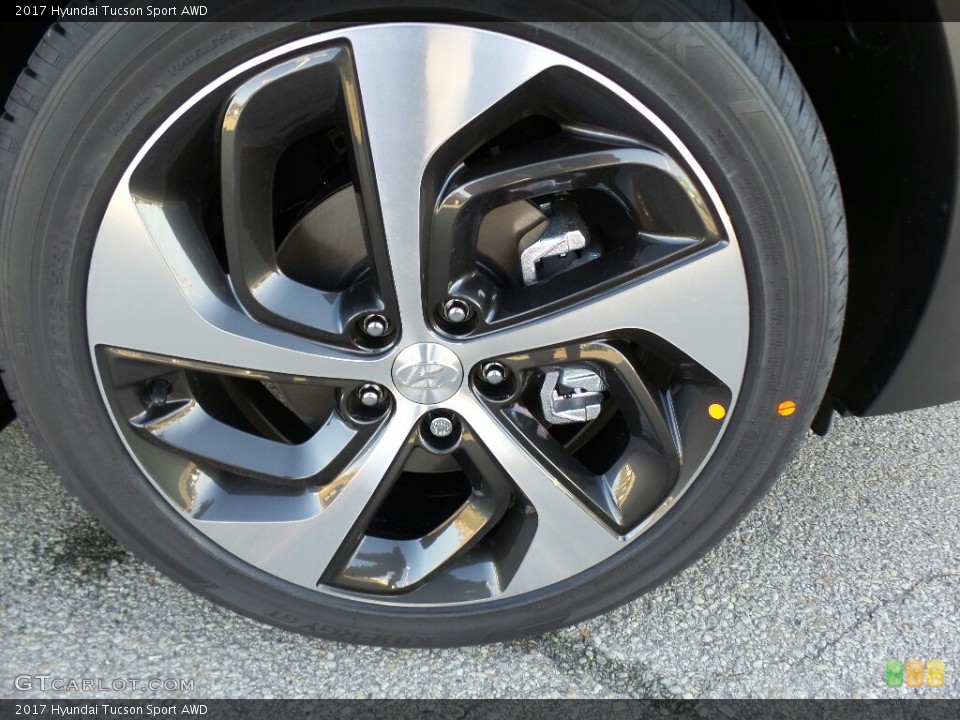 2017 Hyundai Tucson Sport AWD Wheel and Tire Photo #117007682