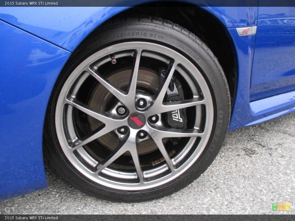 2015 Subaru WRX STI Limited Wheel and Tire Photo #117010928