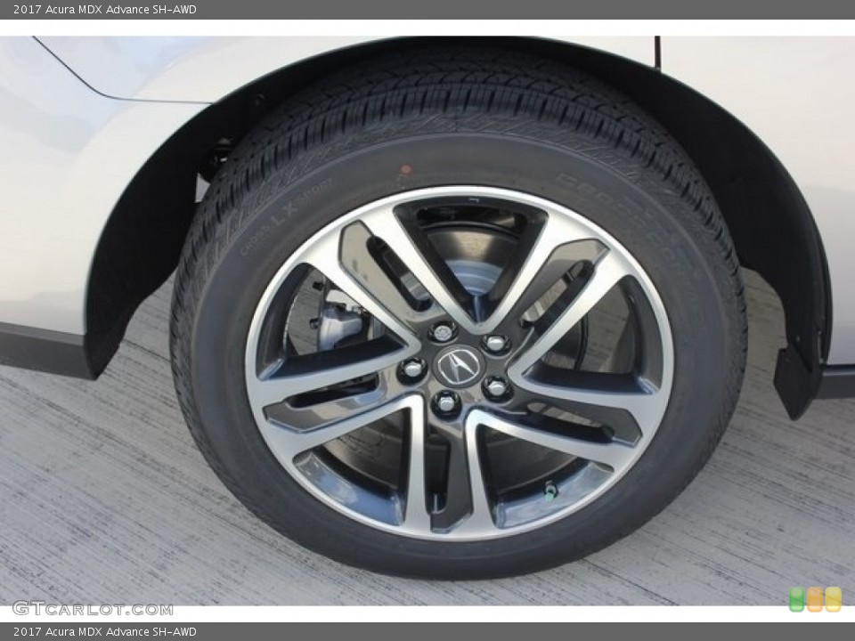 2017 Acura MDX Advance SH-AWD Wheel and Tire Photo #117011300