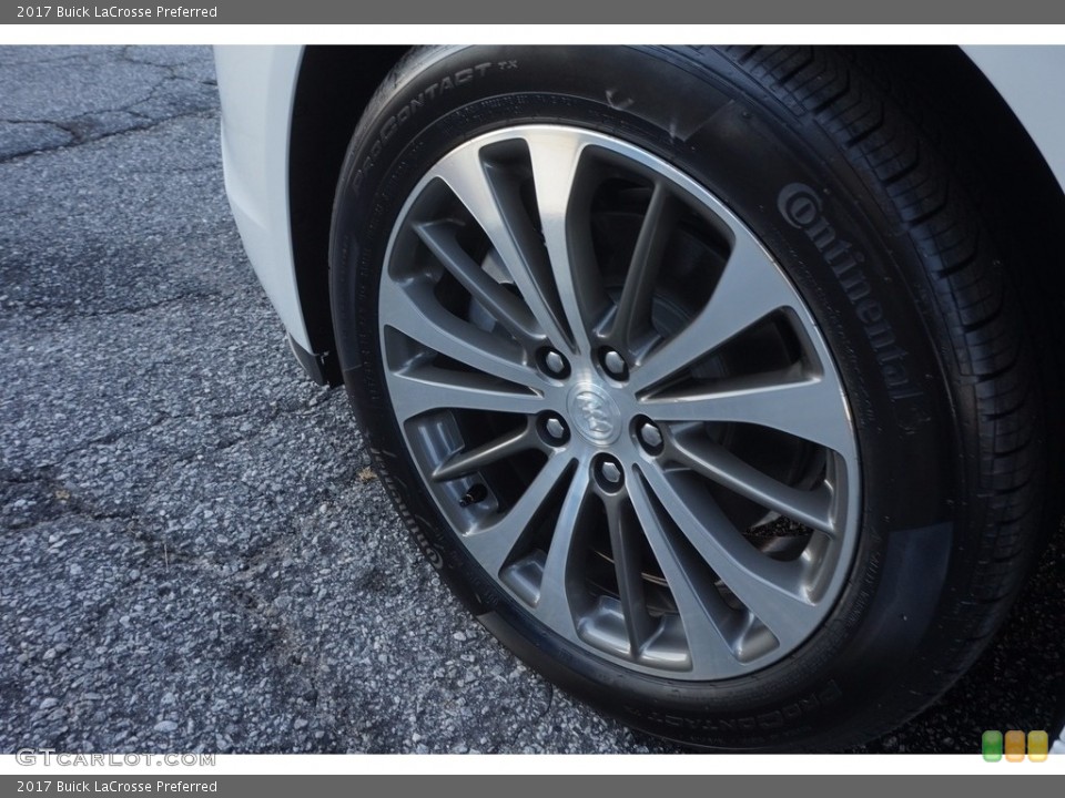 2017 Buick LaCrosse Preferred Wheel and Tire Photo #117019427