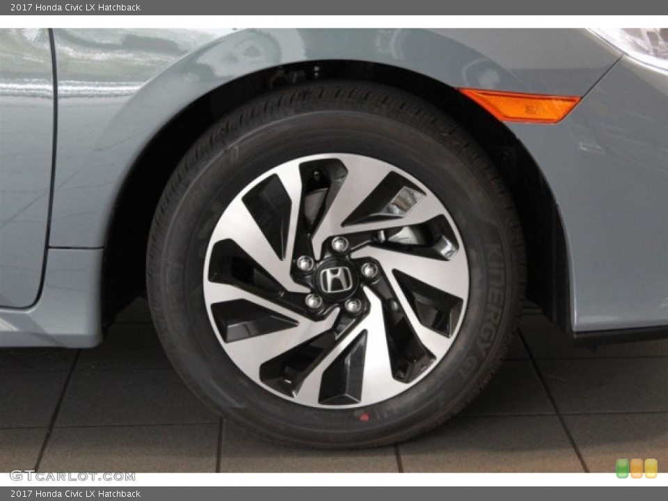 2017 Honda Civic LX Hatchback Wheel and Tire Photo #117022256