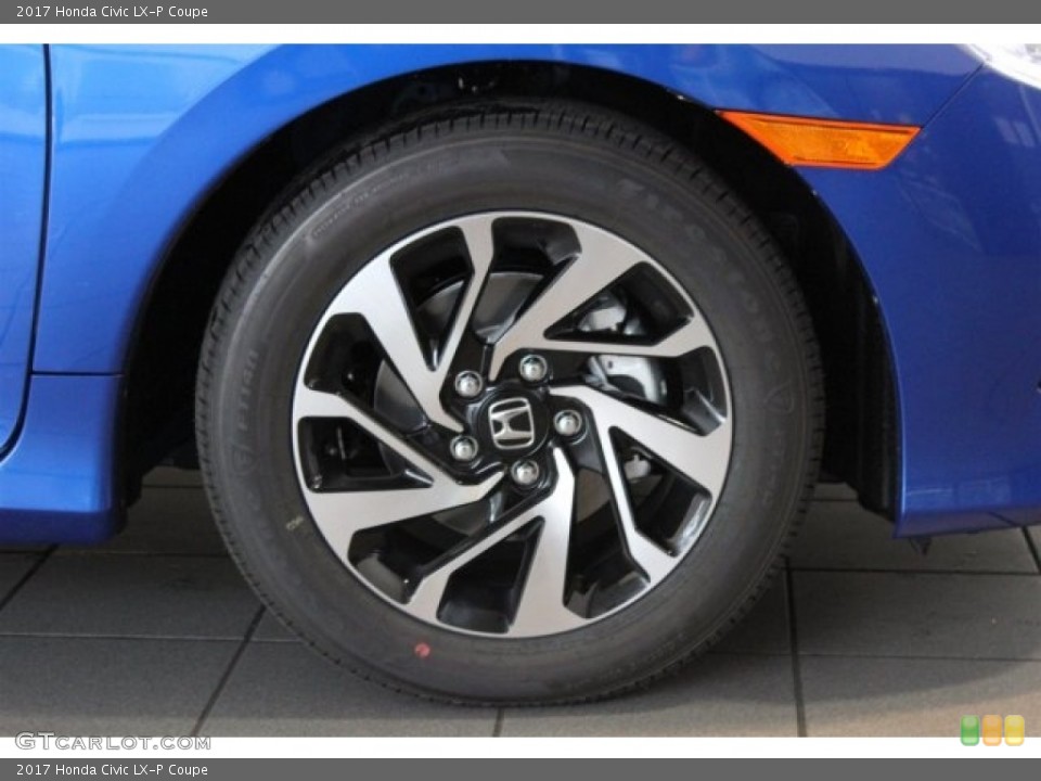 2017 Honda Civic LX-P Coupe Wheel and Tire Photo #117023759