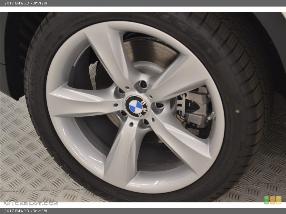 2017 BMW X3 xDrive28i Wheel and Tire Photo #117025922