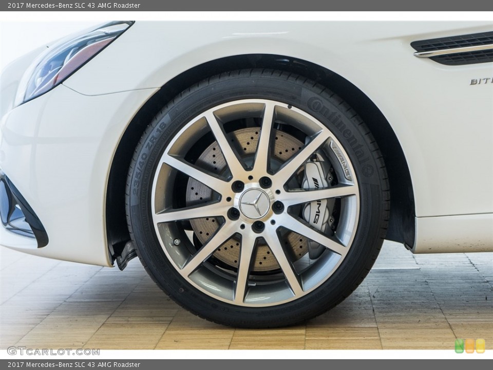 2017 Mercedes-Benz SLC 43 AMG Roadster Wheel and Tire Photo #117031481