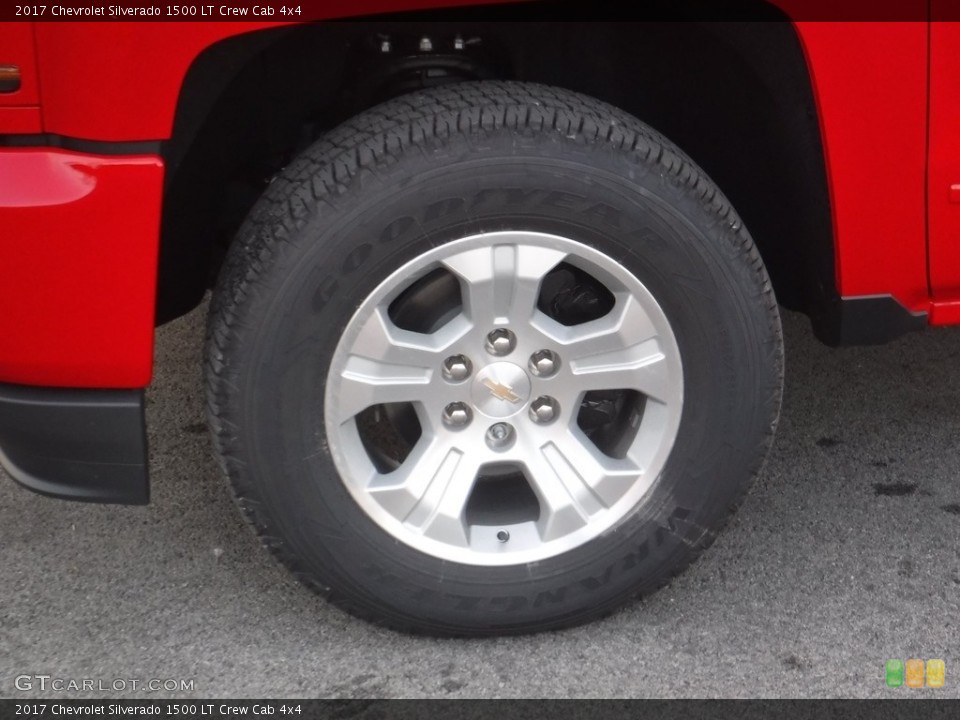 2017 Chevrolet Silverado 1500 LT Crew Cab 4x4 Wheel and Tire Photo #117035993